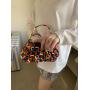 Special Women Handbags Wooden Bead Purse Ladies Casual Shoulder Crossbody Handbags Bucket Clutch Bag Wholesale