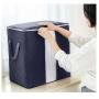 HR236 Thickened Non-woven Cotton Quilt Storage Bag With Double Zipper Clothing Bag Travel Storage Visible Cube Style Quilt Bag