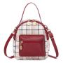 KBW522 Double Zipper Backpack Ladies Backpack Wholesale Girls Schoolbag PU Fashion Style Mini Double Shoulder Bag