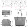 Lovevook High quality wholesale 3 in 1 set crossbody bag popular PU leather ladies tote bags women shoulder handbag set
