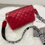 Lingge Embroidered Women's Messenger Bag 2024 Ladies New Crossbody Shoulder Bag Printed Small Square Bag