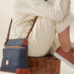2024 New Vintage Women's Shoulder Bags Lychee Grain Texture Crossbody Bags Women's Leather Bag With Zipper Pocket