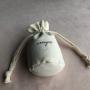 Small Cotton Linen Packaging Pouches Round Bottom Cotton Linen Drawstring Travel Pouch