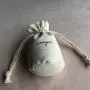 Small Cotton Linen Packaging Pouches Round Bottom Cotton Linen Drawstring Travel Pouch