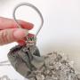 Custom 2024  Wedding Clutch Mini Acrylic Crystal Glass Chain Bag  Handmade Beaded Messenger Transparent Phone Bag