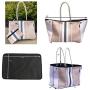 Neoprene tote bag Customized 2024 Hot sell Beach Neoprene Beach Tote Bag Camouflage Stripe Design big neoprene bags summer
