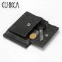 HF015 CUIKCA ID Credit Card Holder Short PU Leather Purse Pocket Wallet Classic Leather Mens Fashion Men Black Casual Coffee Gif