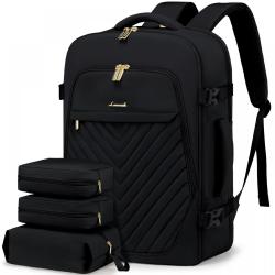 LOVEVOOK Travel Backpack Women TSA Personal Item Overnight Bag fits 17.3" Laptop Carry On Backpack for Weekender Business Hiking