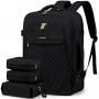 LOVEVOOK Travel Backpack Women TSA Personal Item Overnight Bag fits 17.3" Laptop Carry On Backpack for Weekender Business Hiking