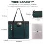 Fashion JFFD 2pc computer bags large lightweight shoulder work tote bags canvas casual school office bags 15.6in laptop tote ha