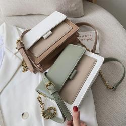 Hot selling square handbags for women's branded crossbody hand bags ladies luxury shoulder bag wholesale 2024