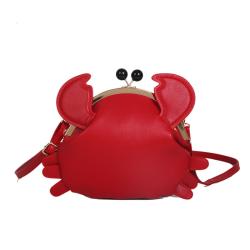 Fashion and cute crab bag funny animal messenger bag casual custom animal shape women's bag