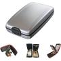 HR520 Hot Selling RFID Aluminum Wallet Card Box Portable Handheld Bank Card Holders Fashion Wallet Anti-theft Business Card Case
