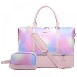 2022 new arrival LOVEVOOK Sucip custom top sele Double-layer 2 pieces large capacity purse luggage duffle bag women travel bags