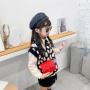 KB015-1 Girls Small Shoulder Bag 2023 Fashion Messenger Bag High Quality Little Girls Mini Crossbody Bag Zipper Purses
