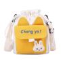 Fashion New Girl Canvas Bag Custom Contrasting Color Single Shoulder Bags Oblique Creative Small Square Cross Boy Bag