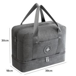 Gelory Waterproof Large Capacity Multifunctional Dry Wet Separation Storage Handbag Bag Tote Travel Duffel Bag