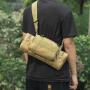 ZX010 Outdoor Waterproof Waist Bag Hiking Camping Sports Travel Single Shoulder Crossbody Sling  Bag