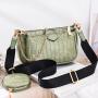 KBW519 Hot Selling Women Bags New Ladies Korean Fashion Girls Bags Three Sets of PU Crossbody Shoulder Handbag