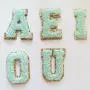 Keymay Hot Sale Lightweight DIY Personalized A-Z 26PCS Alphabet Self Adhesive Letters Letter Stickers Chenille Letter Patches
