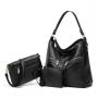 Popular large capacity handbags soft leather crossbody shoulder bag women bag set ladies hand bags