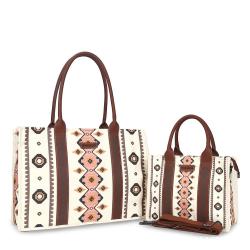 Custom Wholesale Bohemian Geometric Square Handbag Women's Classic Vintage small Long Shoulder Strap Crossbody  Canvas Bag