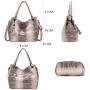 REALER 2023 PU Snake Pattern Leather Hobo Bags Womens Shoulder Bags  Ladies Totes Hand bags Women Hobos handbags