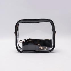 RTS Candy Color Hot Sale PVC Bag Transparent Crossbody Bag Stadium Approved Clear Purse Bag for Concerts Sports Events