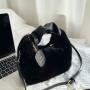 2022 Newest Autumn Winter Plush Women Bags Small Square Ladies Handbags Soft Fashion Women Shoulder Crossbody Bags Logo Custom