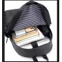 Simple Large Capacity fit 14 inch laptop business backpack polyester fabric backpack casual shoulder back bag student backpack