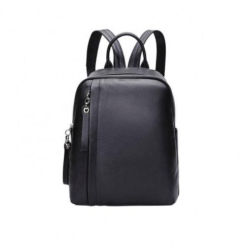High Quality Soft Leather Women Genuine leather Luxury Backpack for College