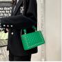2022  Women's Underarm Bag New Fashion Single Shoulder Crossbody Bag Chain PU Cover Magnetic Button Square Ladies Bag