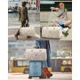 LOVEVOOK 2 in 1 Quilted Travel Weekender Duffel Bag Ladies Fitness Gym Sports Duffles Hospital Maternity Carry on Overnight Bags