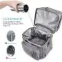 Custom Printed High Quality Multi Layer Lunch Food Bag Office Portable Insulated Cooler Bag for Camping Hiking