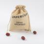 Custom Logo Printed Jute Burlap Linen Drawstring Bag Tea Potato Coffee Beans Packaging Bag