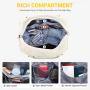 Wholesale 2pcs Waterproof Carryon Weekender Overnight Duffel Bag with Toiletry Purse Men Women Travel Luggage Garment Duffle Bag