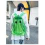 ZR704 Unisex Schoolbag Backpack Transparent Laptop Bag Funny Ghost PVC High Quality Zipper Waterproof Fashion Backpack Halloween