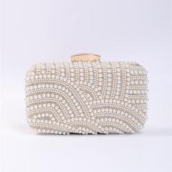 Popular Bridal Wedding Party Bag Handbag Handmade Bead Banquet Dress Pearl Bags Evening Bag For Women