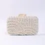 Popular Bridal Wedding Party Bag Handbag Handmade Bead Banquet Dress Pearl Bags Evening Bag For Women