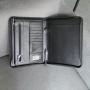 Wholesale products china customized A4 A5 document folder black PU leather planner business notebook portfolio for promotion