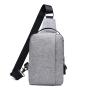 Multi-Layer Wear Resistant Shoulder Messenger Bags Custom Your Own Logo Waterproof Men's Chest Bag