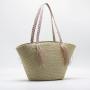 Summer New Paper Straw Bags Single Shoulder Colorful Ribbon Woven Bag Beach Handbags For Ladies