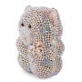 2024 Custom Bear Crystal Evening Shoulder Bag For Women Luxury Cosmetic Clutch Rhinestone Evening Bags