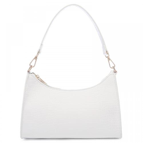 Stylish Croc Pattern Small Shoulder Bag Clutch Purse Solid Fashion Ladies Mini handbag for Dating Party Shopping Handtaschen