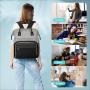 Free Sample 15.6 17 Inch hot sale Durable Water Resistant College School Bag Travel casual women's laptop backpacks