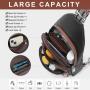 ZWY161 Wholesale Women Travel Shopping Small Chest Bag PU Waterproof Lightweight Organizer Shoulder Bag Vintage Crossbody Bag