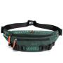 ZR612Men Waist Chest Bag New Fashion Shoulder Bag Sports Travel Crossbody Bag Waterproof Leisure Solid Color Nylon Cloth Outdoor