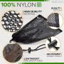 Wholesale Nylon Mesh Drawstring Bag with Cord Lock Closure Small Gym Bag for Basketball, Volleyball, Football, Golf Stuff Balls