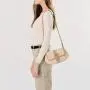 New Fashion Women Canvas Crossbody Bag Casual Shoulder Bag Underarm Bag Custom Brand