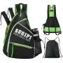 Adjustable Pickleball Sling Bag for Pickleball Paddle with Fence Hook Water Bottle Holder Pickleball Bag Backpack for Men Women